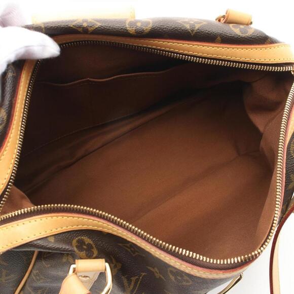 LOUIS VUITTON Brown Monogram Leather Shoulder Bag - Picture 4 of 11